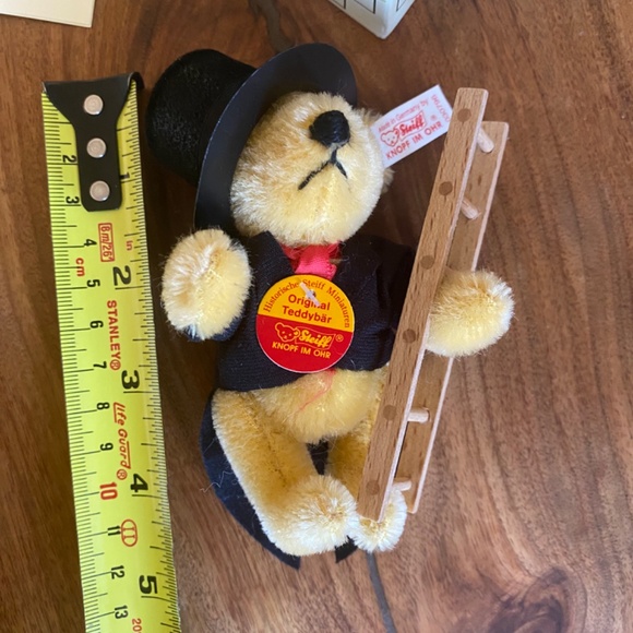 Steiff Lucky Chimney Sweep Mohair Jointed Teddy Bear #03148 Made in Germany NOS - Picture 9 of 11